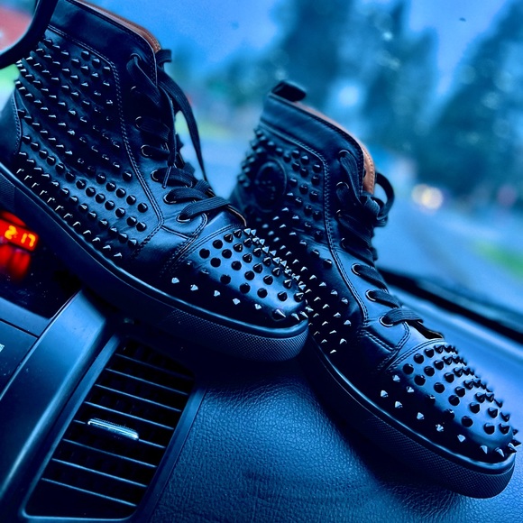 Mens Spiked Christian Sebastian LouBoutins Sneaker